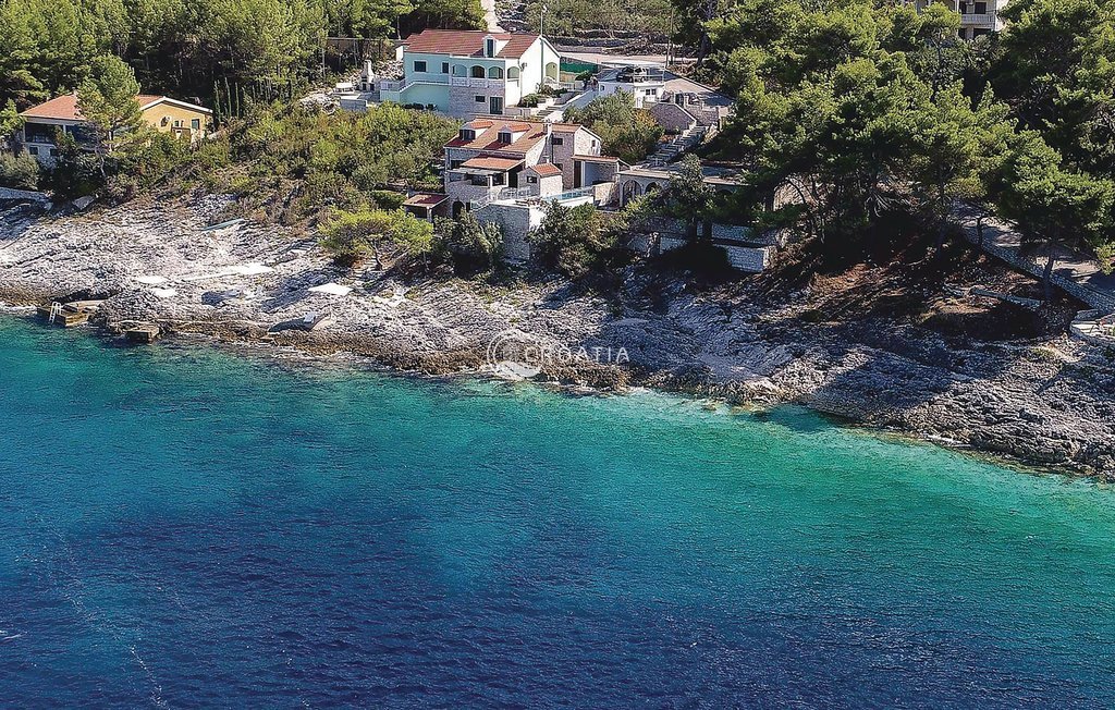 Stone holiday house with land on island Korcula