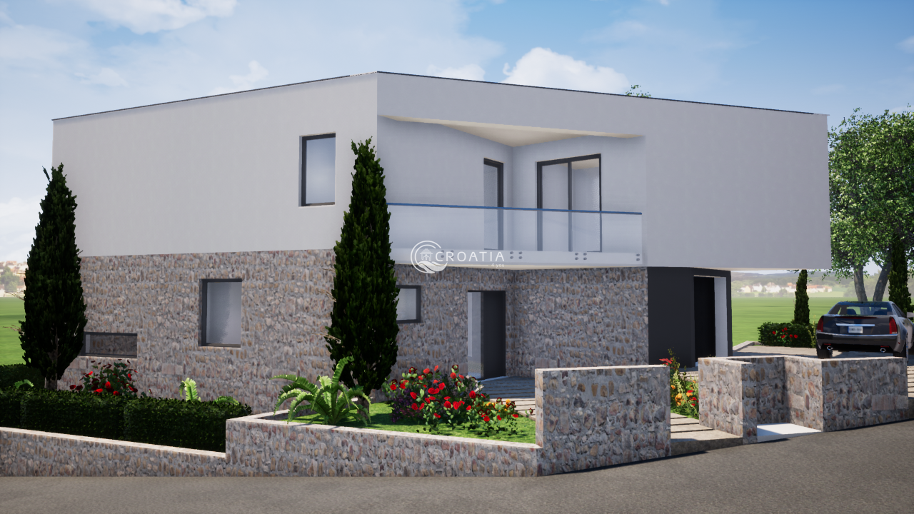 New modern Villa under construction in Vodice