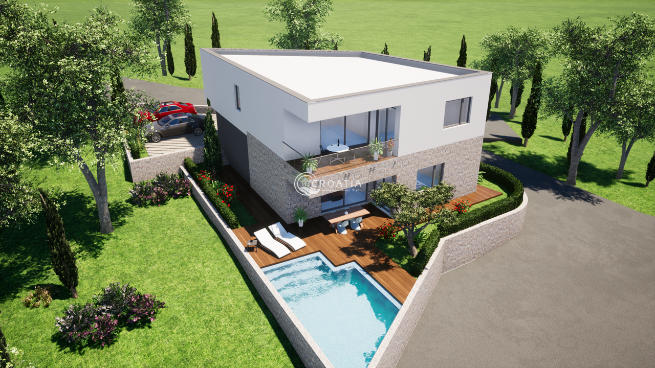 New modern Villa under construction in Vodice