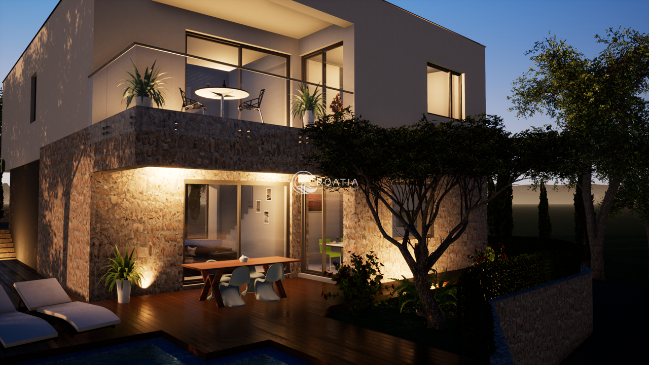 New modern Villa under construction in Vodice