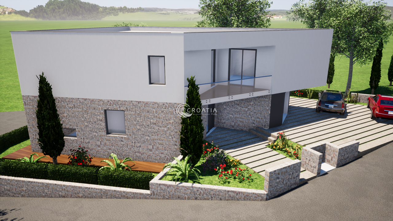 New modern Villa under construction in Vodice